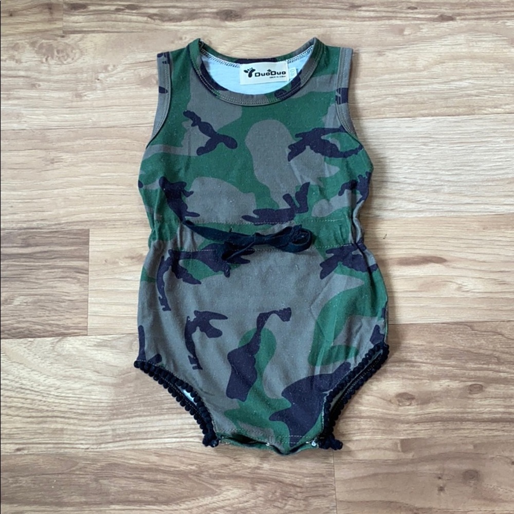 Army camouflage one-piece